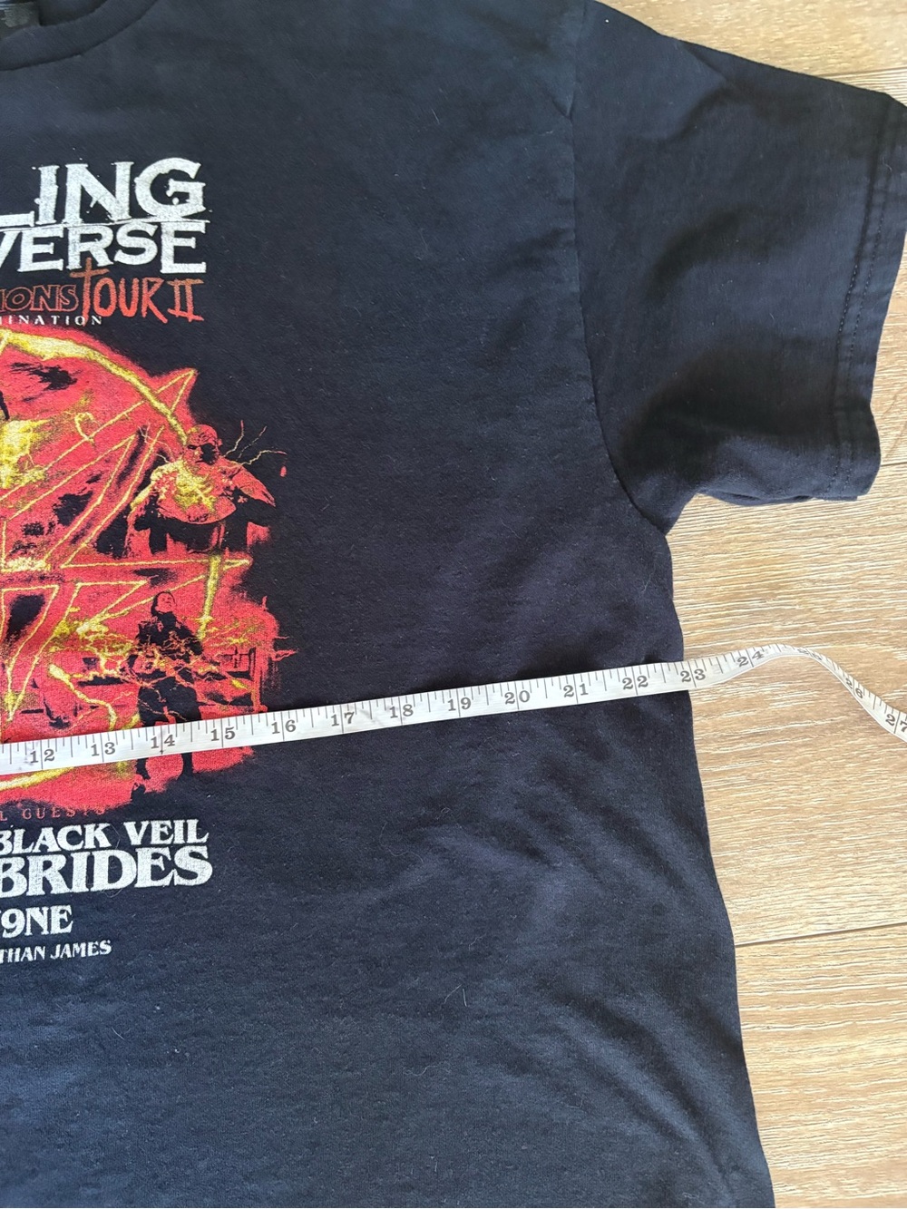 Falling In Reverse Black Graphic Band Tee View 3